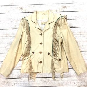 Arturo Native Fringe Leather Jacket!
